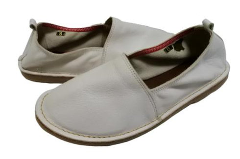 【KOBE DADA CAM-2 ホワイト】本革国産コンフォートスリッポン